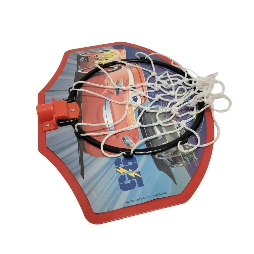Cars Big Basket Set Licensed Products Basketball Hoop Slam Dunk with Portable Pl